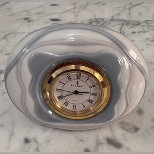 Lladro clock, like new, 3x4, just needs battery